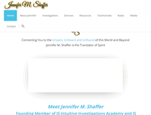 Tablet Screenshot of jennifershaffer.com